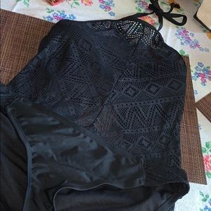 Black 2 piece Swim Suit